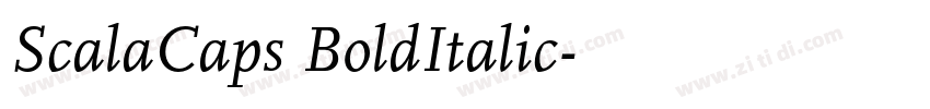 ScalaCaps BoldItalic字体转换 ScalaCaps BoldItalic字体转换